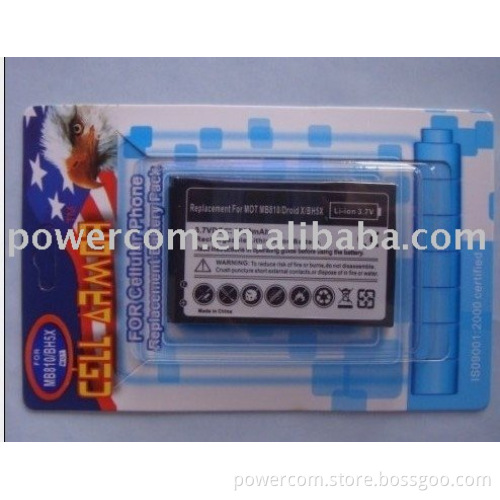 For phone battery Droid X / MB810